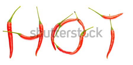 Thai spelt with chilli peppers Stock photo © leungchopan