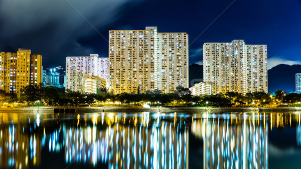 Public housing in Hong Kong Stock photo © leungchopan