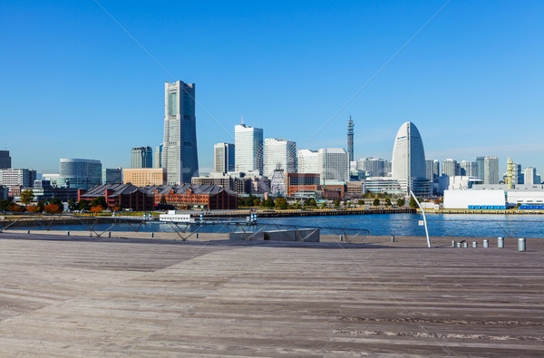 Yokohama skyline in Japan Stock photo © leungchopan