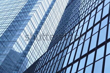 辦公樓 天空 雲 建設 城市 玻璃 商業照片 © leungchopan