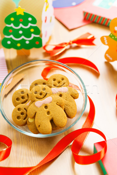 Gingerbread men Stock photo © leungchopan