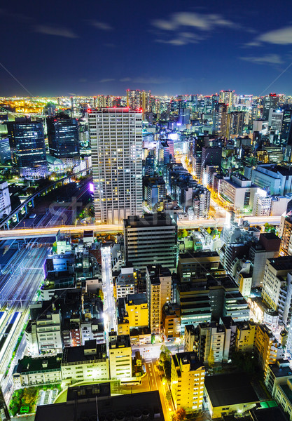 城市 城市 東京 夜 建築物 燈 商業照片 © leungchopan