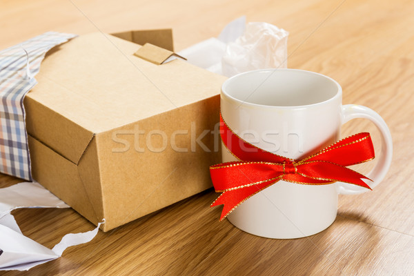 Unwanted gift, cup Stock photo © leungchopan