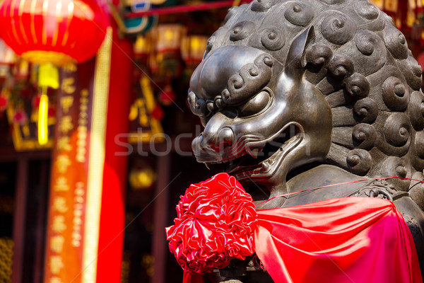 Chinese imperial Lion Stock photo © leungchopan