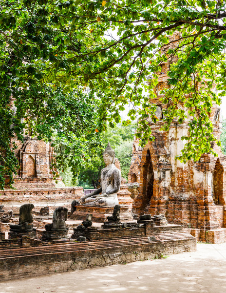 Ancient architecture in Ayutthaya, Thailand  Stock photo © leungchopan