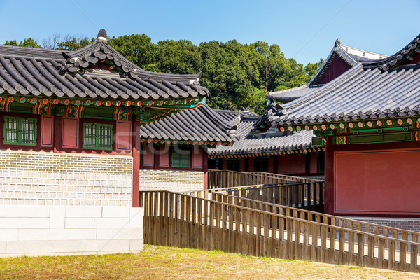 Korean traditional architecture Stock photo © leungchopan