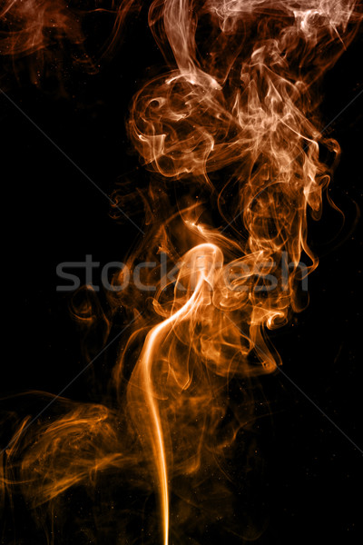 Orange smoke Stock photo © leungchopan