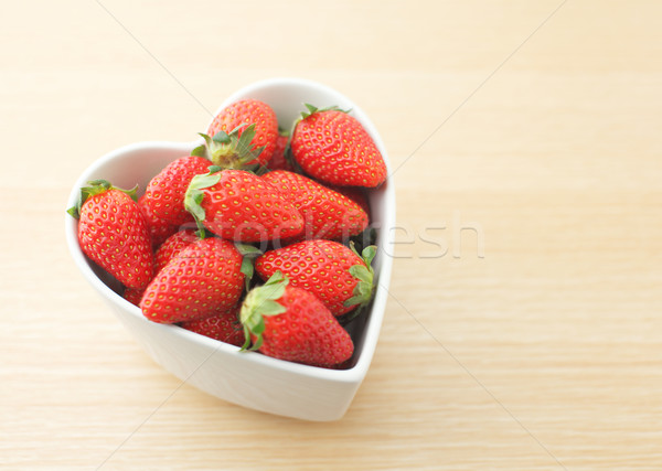Love Strawberry Stock photo © leungchopan
