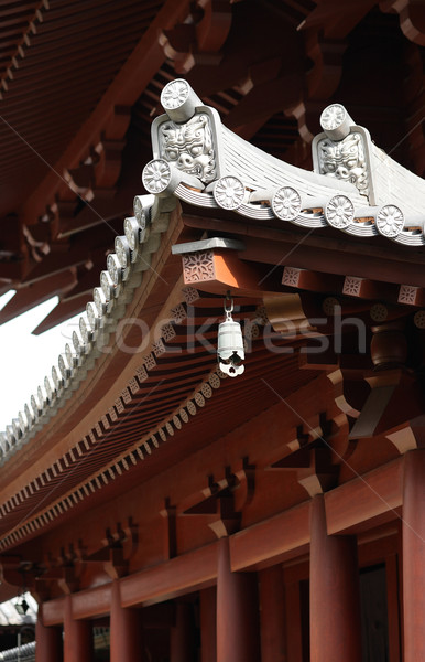 Chinois temple toit maison maison fond [[stock_photo]] © leungchopan