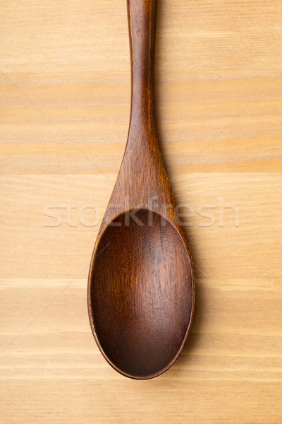 [[stock_photo]]: Vintage · cuillère · à · café · cuisine · table · bambou · cuillère