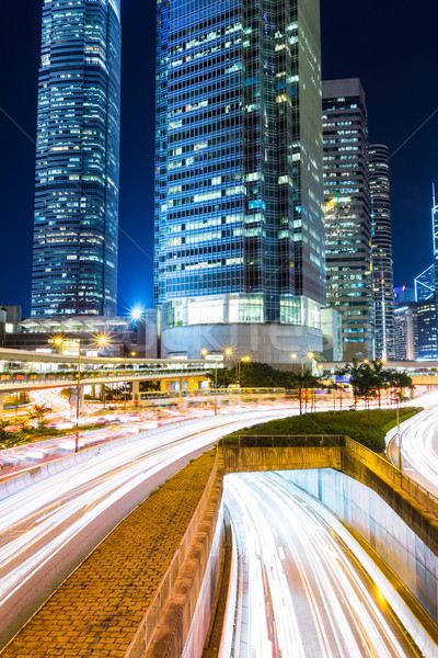 商业照片: 香港 · 城市 · 忙碌 · 交通 ·夜· 业务