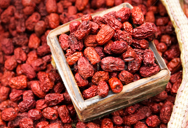 Dried red jujube Stock photo © leungchopan