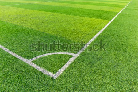 Green turf for football Stock photo © leungchopan