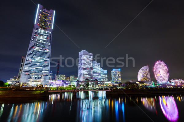 night of Yokohama Stock photo © leungchopan