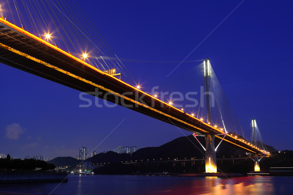 Ting Kau Bridge in Hong Kong Stock photo © leungchopan