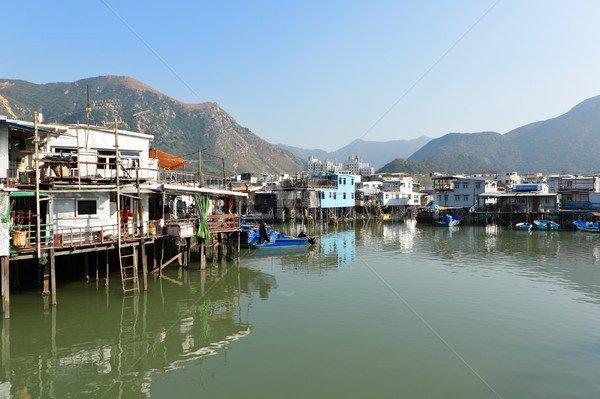 Tai O fishing village in Hong Kong Stock photo © leungchopan