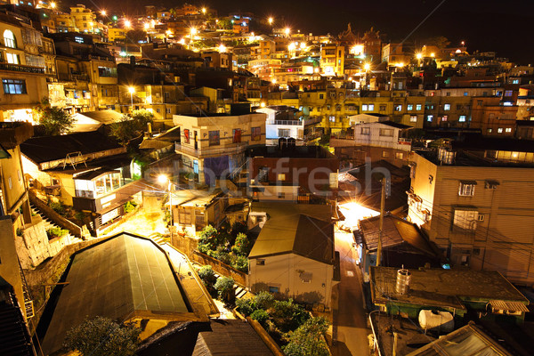 村 夜 台灣 家 山 商業照片 © leungchopan