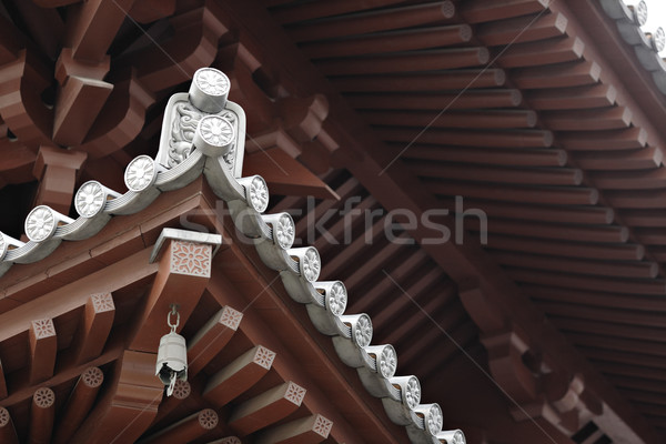 китайский храма крыши дома домой фон Сток-фото © leungchopan
