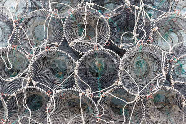 Traps for capture fisheries and seafood Stock photo © leungchopan