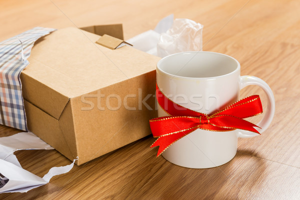 Worst gift, cup Stock photo © leungchopan