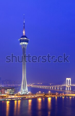 Macau at night Stock photo © leungchopan