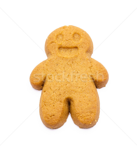 Single gingerbread cookies Stock photo © leungchopan