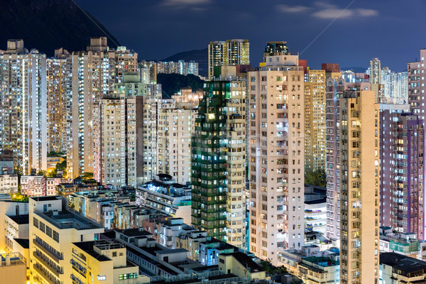City life in Hong Kong Stock photo © leungchopan