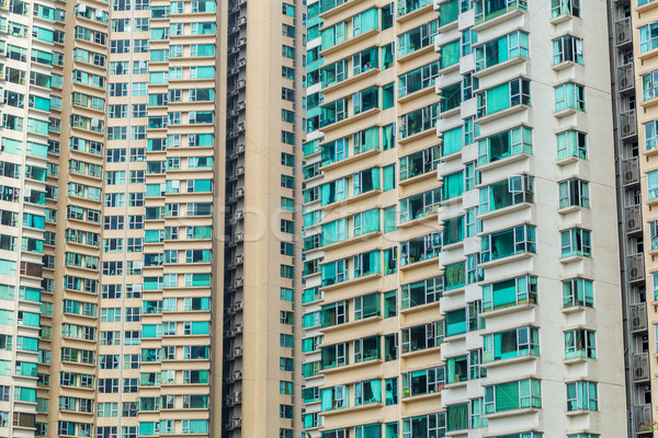 Apartment block in Hong Kong Stock photo © leungchopan