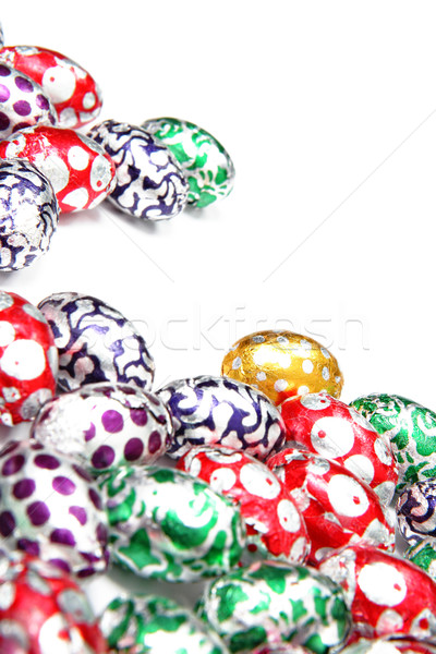 Colorful easter eggs background Stock photo © leungchopan