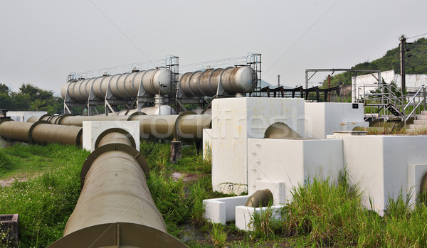 metal tanks Stock photo © leungchopan