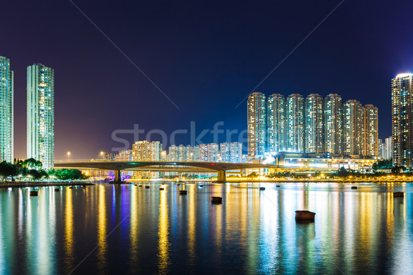 Residential district in Hong Kong Stock photo © leungchopan