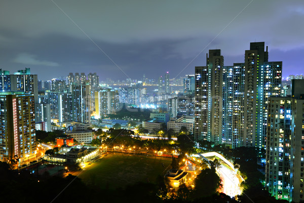 night in Hong Kong Stock photo © leungchopan
