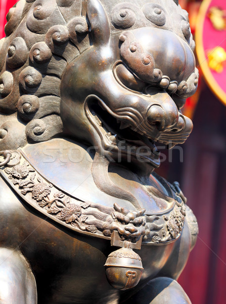 chinese lion statue Stock photo © leungchopan