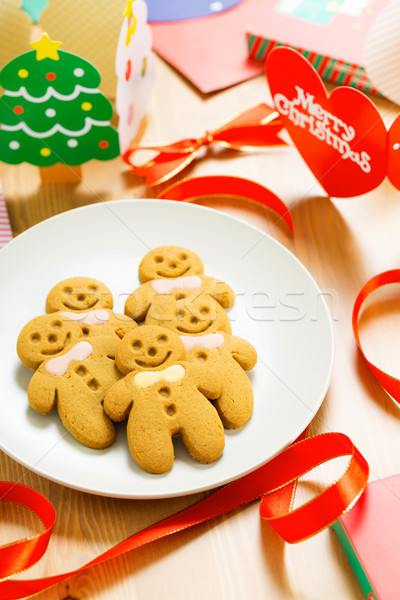 Gingerbread men Stock photo © leungchopan