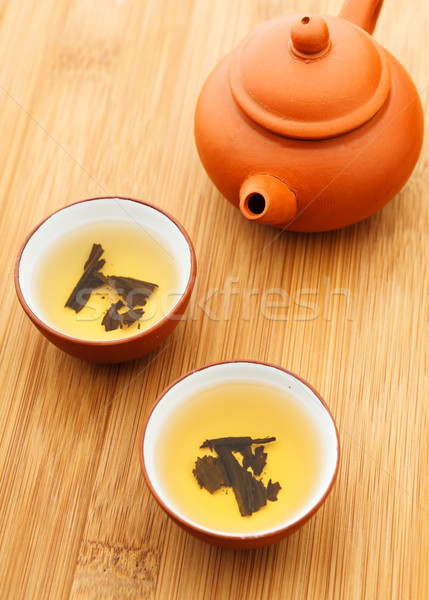 традиционный китайский чай церемония продовольствие Кубок Сток-фото © leungchopan