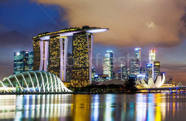 Stock photo: Singapore skyline