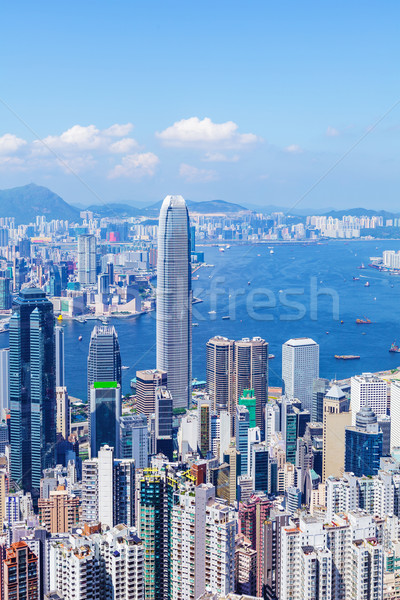 Hong Kong kantoor stad financiële moderne Stockfoto © leungchopan