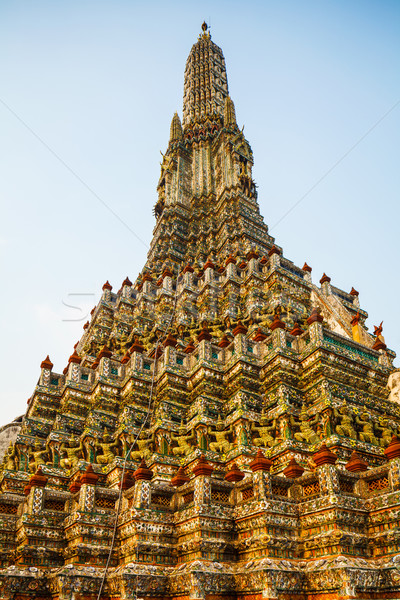 The Temple of Dawn Wat Arun Stock photo © leungchopan