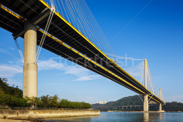 Stock photo: Bridge over the sea