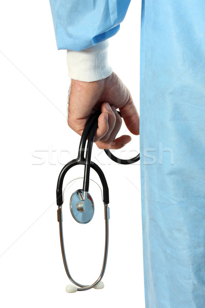 Stock photo: Medical Doctor with stethoscope