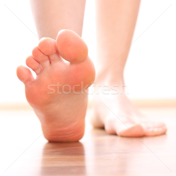 Women Foot stepping Stock photo © leventegyori