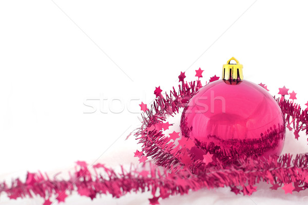 Navidad aislado feliz resumen vidrio pelota Foto stock © leventegyori