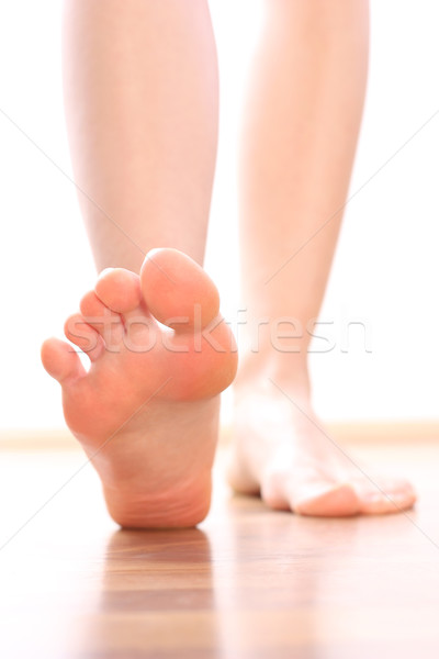 Foot stepping legs Stock photo © leventegyori