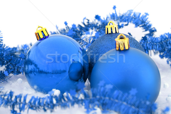 Navidad azul feliz espacio diversión Foto stock © leventegyori