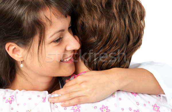 Stock photo: Patient and caregiver hugging