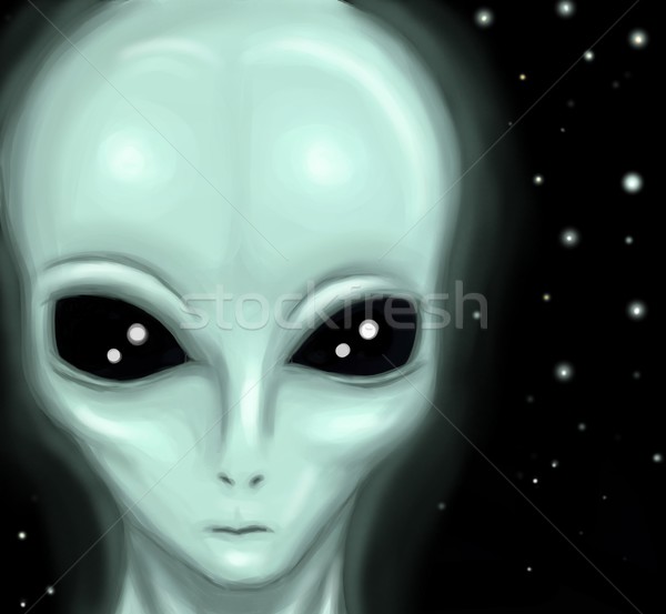 Alien Stock photo © Li-Bro