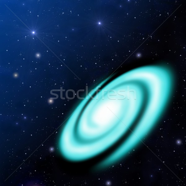 Ilustracja słońce przestrzeni gwiazdki nauki czarny Zdjęcia stock © Li-Bro