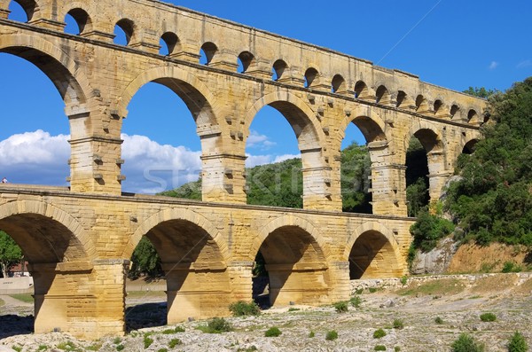 Stock photo: Pont du Gard 31