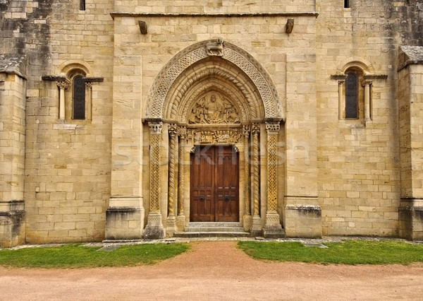 Semur-en-Brionnais church in France Stock photo © LianeM