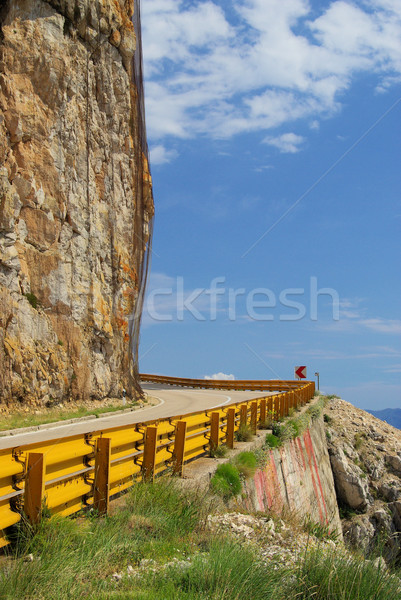coast road Makarska 01 Stock photo © LianeM